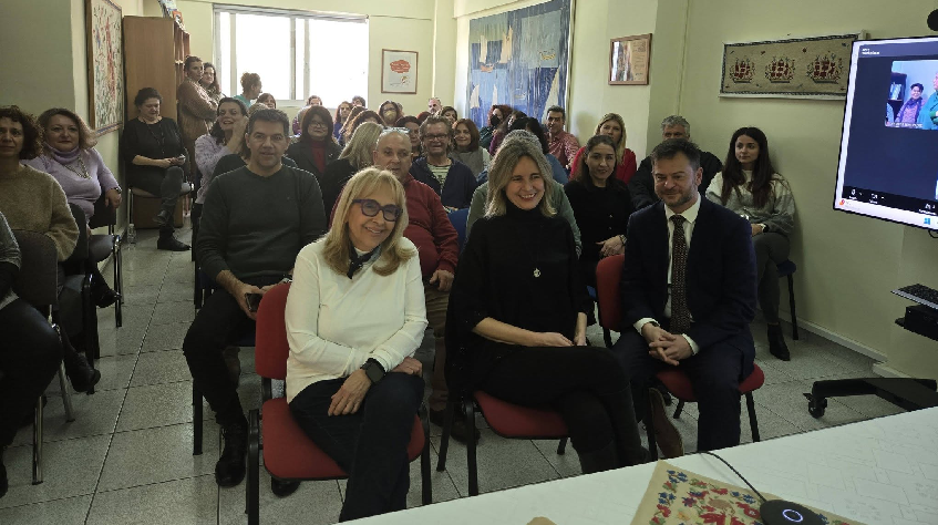 Κοπή πρωτοχρονιάτικης πίτας στην κεντρική υπηρεσία του ΕΚΚΑ